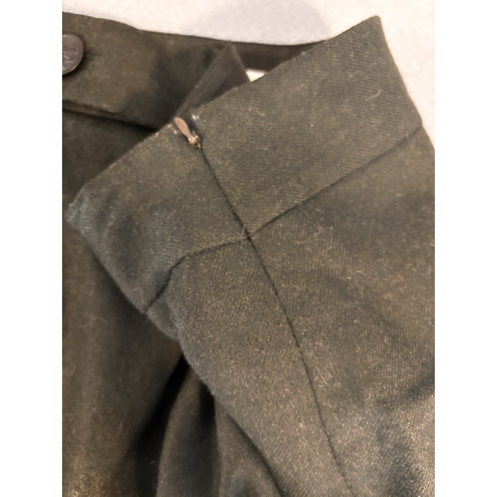 Banana Republic Womens Wool Mini Skirt Sz 2 Military Preppy Twee Academia Ivy - Picture 10 of 12
